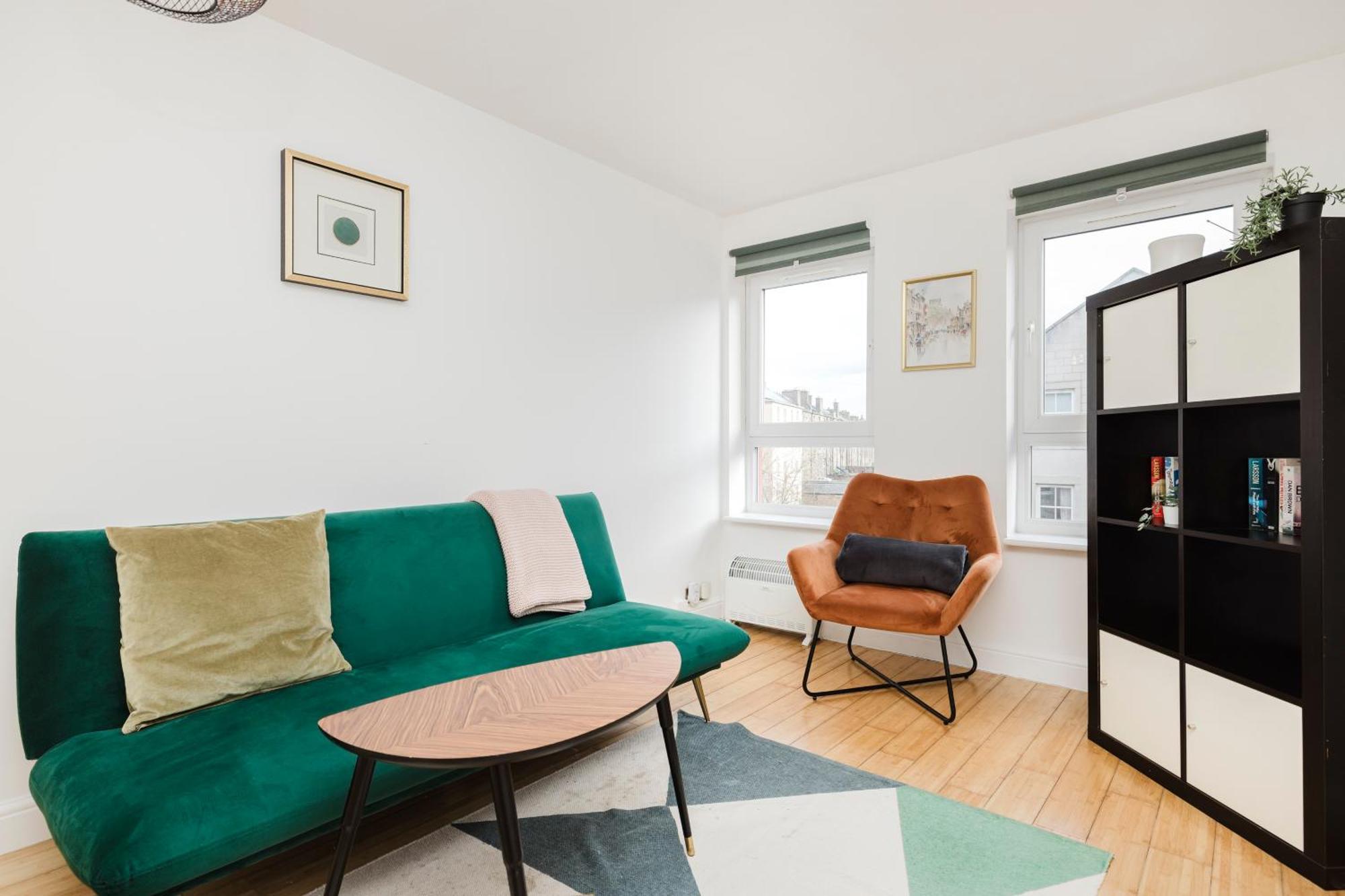 Joivy Welcoming Flat Near Park Apartment Edinburgh Luaran gambar